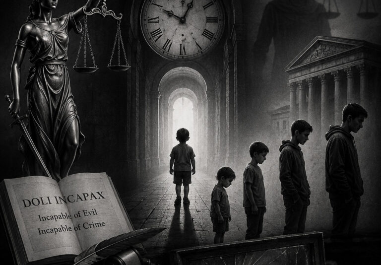 The age of innocence and the weight of intent