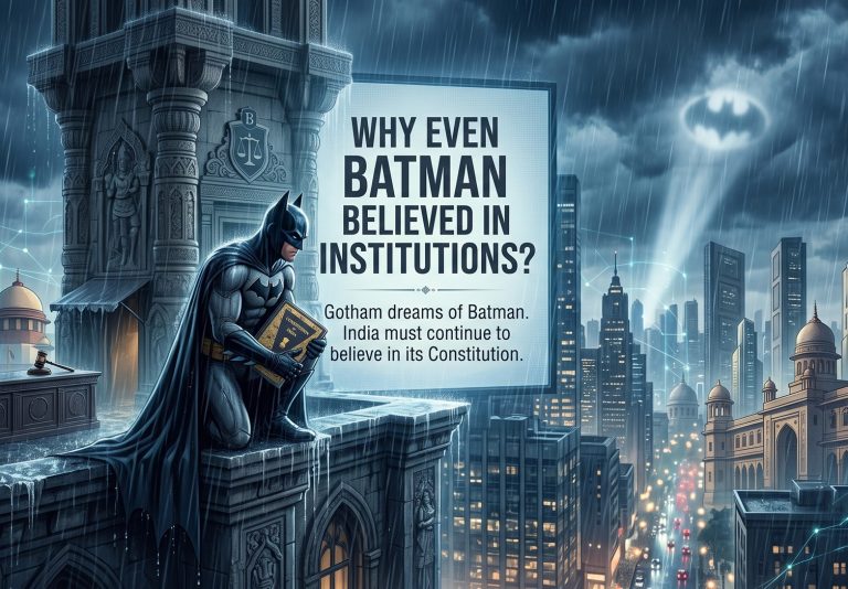 Why Even Batman Believed in Institutions